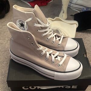 Converse Women's High-Top Sneakers - Beige